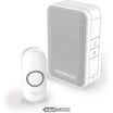 Honeywell Home DC311N bezvadu durvju zvans — pārnēsājams un darbināms ar baterijām | Balts | Skaļi un skaidri
