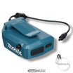 Makita USB adapteris LXT (14,4 V/18 V) – akumulators kā pārnēsājamais akumulators | 2x 2,1 A uzlādes porti | ADP05
