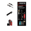 Monster Pack HDMI 8K — 4K 120 Hz 48 GBPS 1,8 m + EKRĀNA TĪRĪŠANA 60 ML + barošanas 4 ligzdas