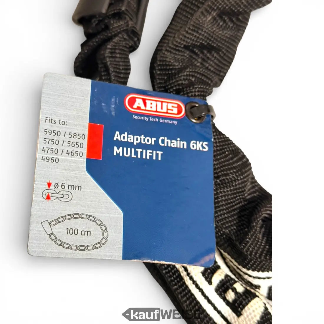 ABUS Multifit Adapterkette 6KS/100, 100 cm lang, 6 mm Gliederdurchmesser