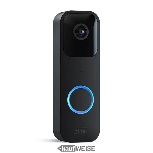 Blink Video durvju zvans ar HD video — melns