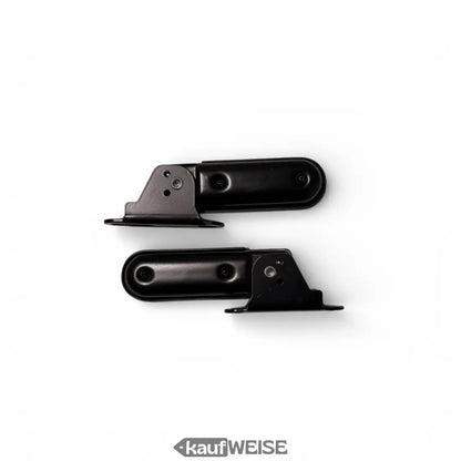 Schwarze klappbare Fußrasten Set Volta GTS One, links & rechts