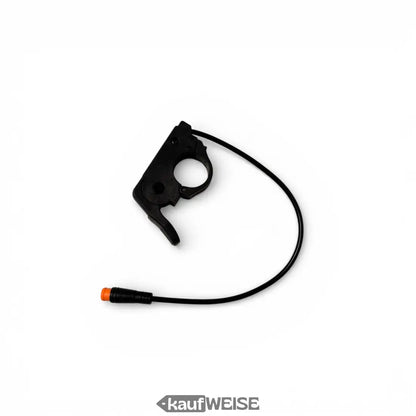 GTS One Volta schwarzer Lenkergriff mit orange Spitze und Schnellverschluss