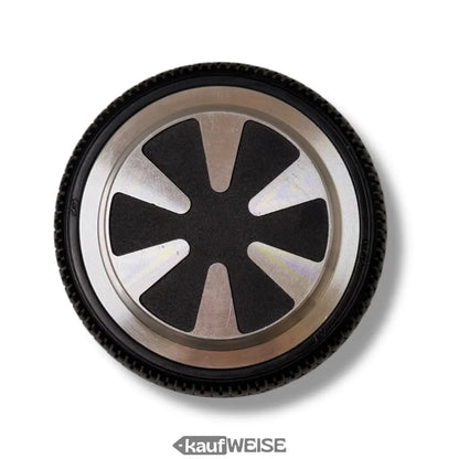 Schwarzes und silbernes 6,5 Zoll Hoverboard-Rad mit Gummireifen