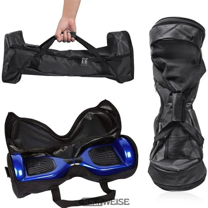 Schwarze Hoverboard-Tragetasche 8 Zoll, robust, wasserabweisend, hinten