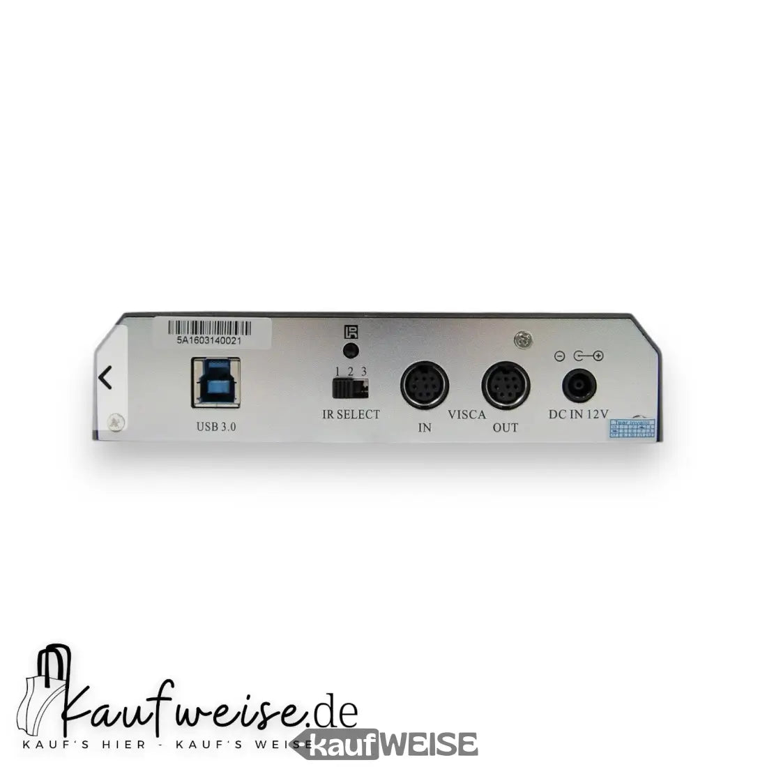 Silbernes HuddleCamHD HC10X-GY-G3 mit USB 3.0, IR, VISCA, DC 12V Anschlüsse