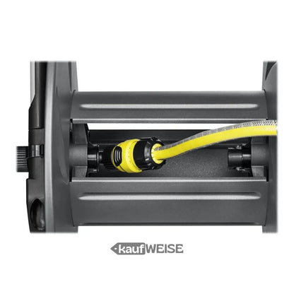 Kärcher Metall Schlauchwagen HT80 M mit gelbem Schlauch und Innenanschluss