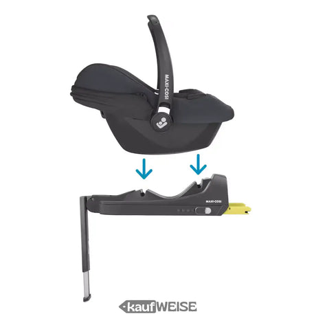 Maxi-Cosi CabrioFix i-Size bāzes stacija | ISOFIX & Click & Go | CabrioFix i-Size | Melns