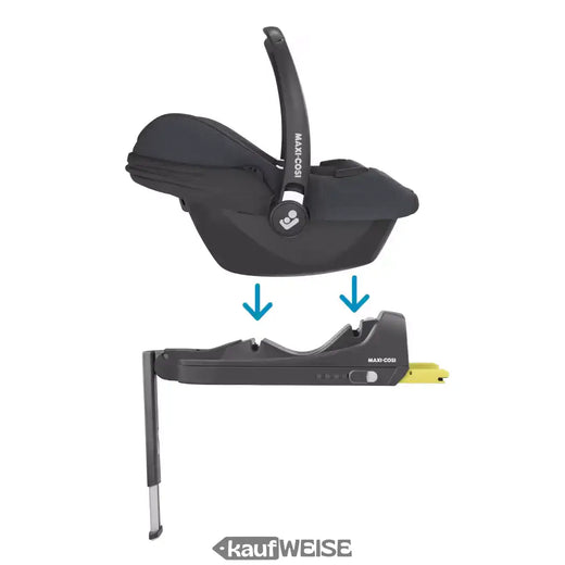 Maxi-Cosi CabrioFix i-Size bāzes stacija | ISOFIX & Click & Go | CabrioFix i-Size | Melns