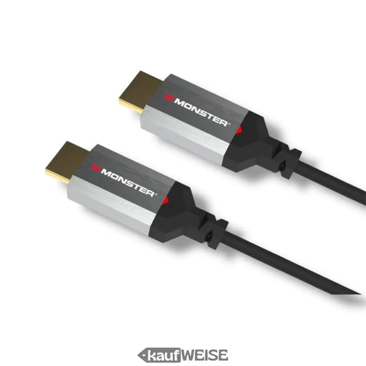 Monster Essentials HDMI kabelis | 4K Ultra HD un 60 Hz | 18Gbps liels ātrums | V-Grip zelta kontakti