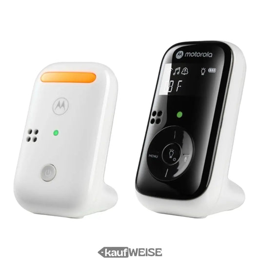 Zwei Motorola PIP11 Babyüberwachungsgeräte mit 2-Wege Audio und Temperaturanzeigen
