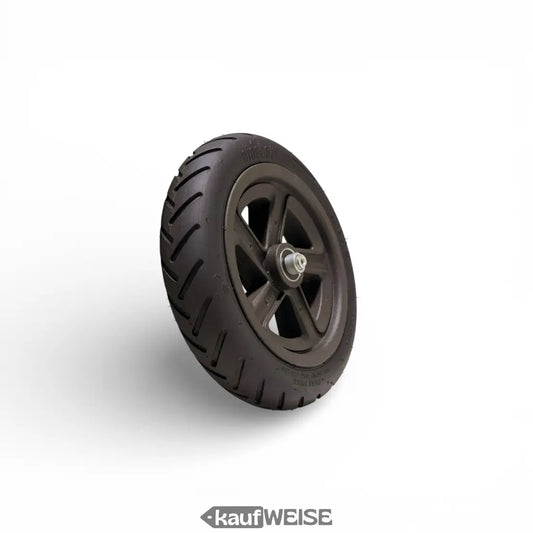 Original Segway-Ninebot Vorderrad-Gabel Set mit schwarzem 9-Zoll Flat-Free-Reifen und 5-Speichen-Felge