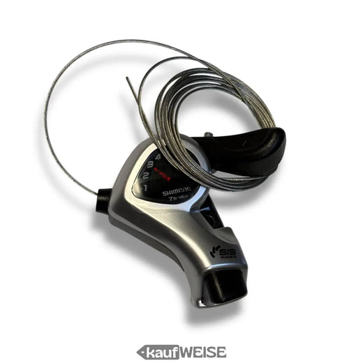 SHIMANO Tourney SL-TX50-7R īkšķa pārslēdzējs (7 ātrumi labajā pusē) | ar pārnesumu indikatoru | komplektā 2400 mm trose