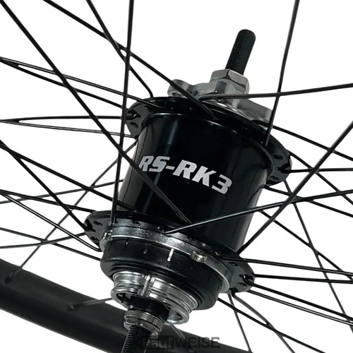Schwarzer 3-Gang Nabenschaltung mit Speichen für Sturmey-Archer RS-RK3 Fahrrad