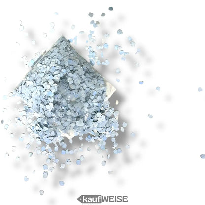 Bag iridescent Konfetti Rosa oder Blau für Party und Hochzeit, 100g Beutel