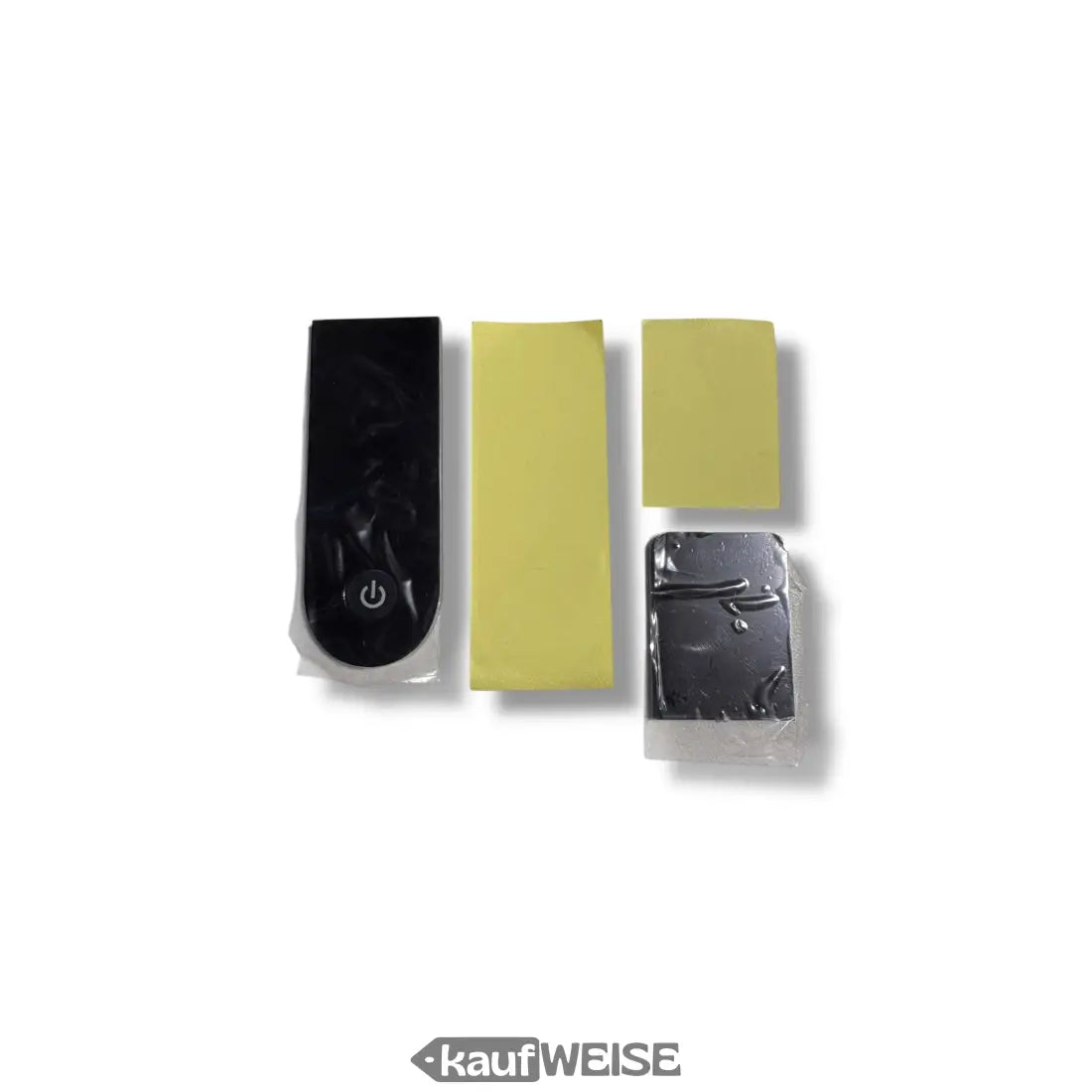 Schwarze Xiaomi M365 Dashboard-Abdeckung mit Display-Schutz und Fernbedienung