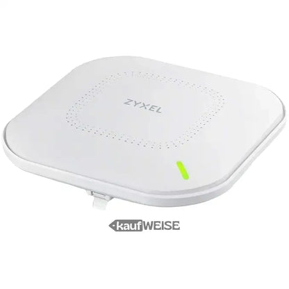 Zyxel NWA110AX WiFi 6 Access Point, weißes Gehäuse mit grüner LED